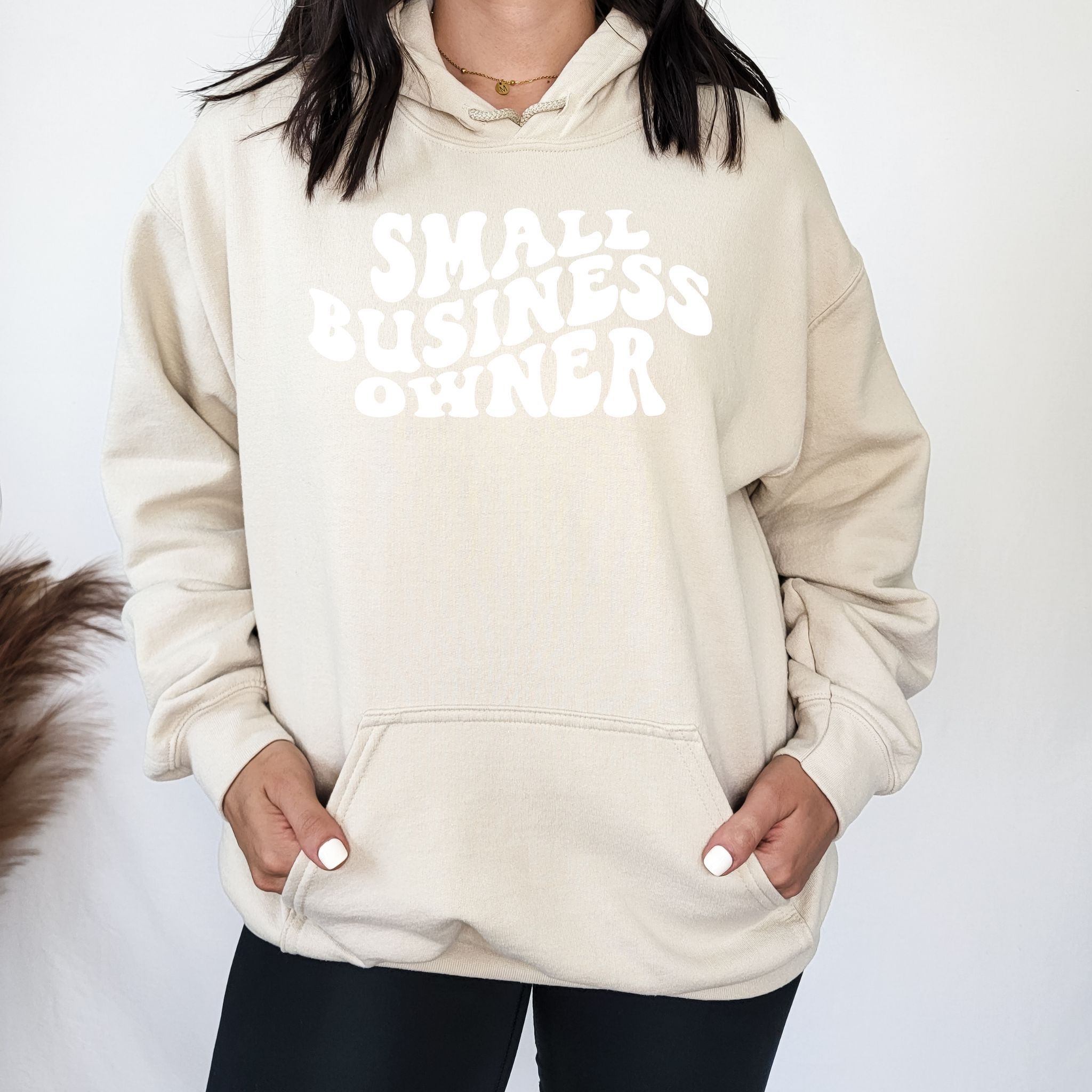 SMALL BUSINESS OWNER SWEATSHIRT sold by Her Thriving Goals