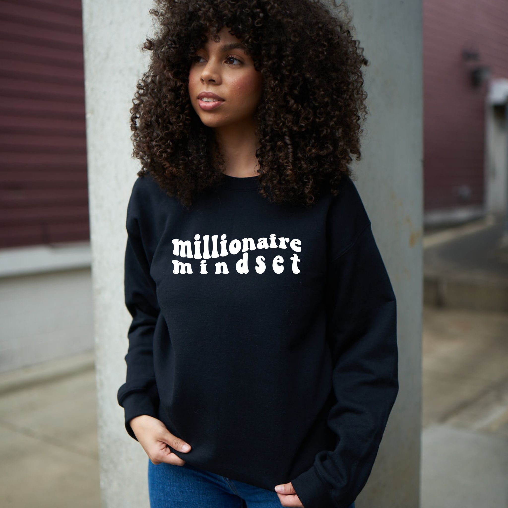 MILLIONAIRE MINDSET SWEATSHIRT sold by Her Thriving Goals