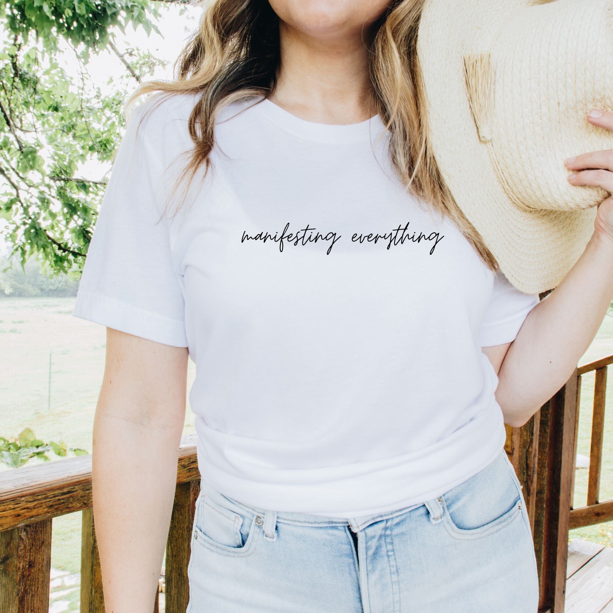 MANIFESTING EVERYTHING TEE sold by Her Thriving Goals product image thumbnail 2