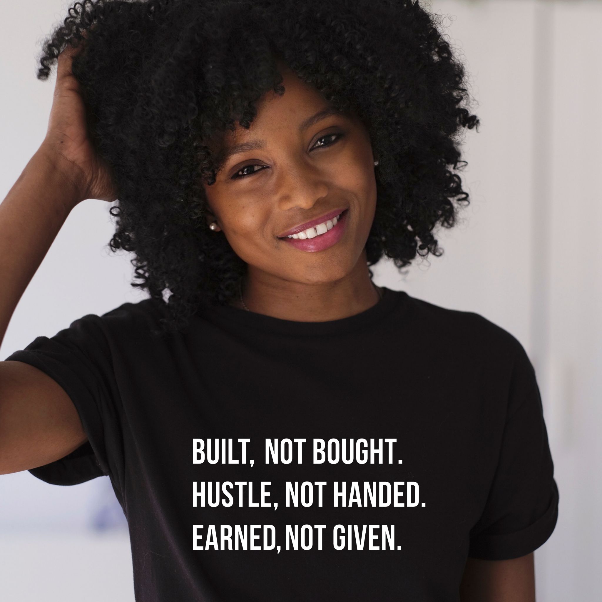 BUILT NOT BOUGHT TEE sold by Her Thriving Goals product image thumbnail 2