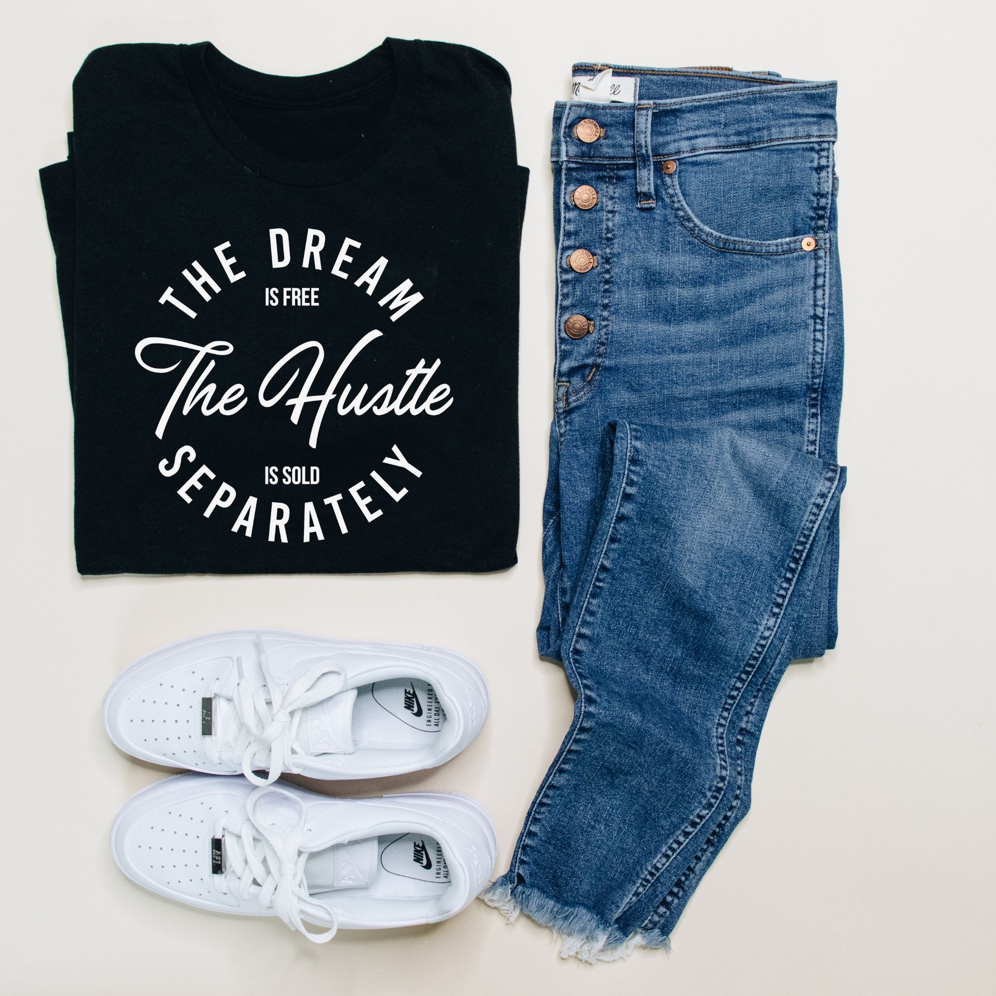 HUSTLE SOLD SEPARATELY TEE sold by Her Thriving Goals product image thumbnail 3