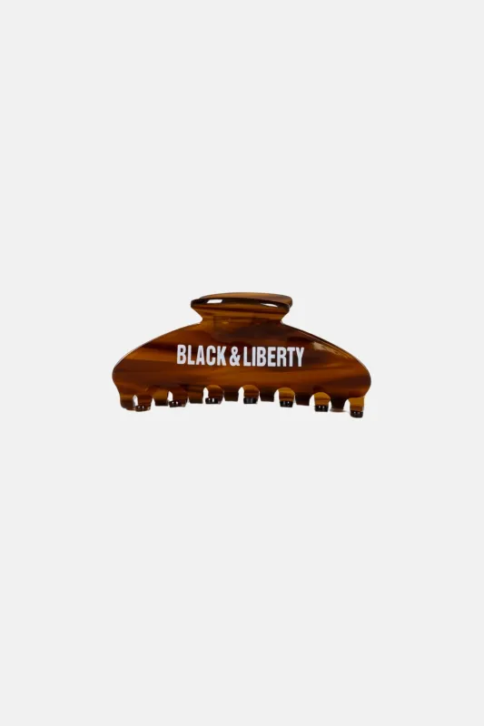 B+L HAIR CLIP BROWN sold by Black & Liberty