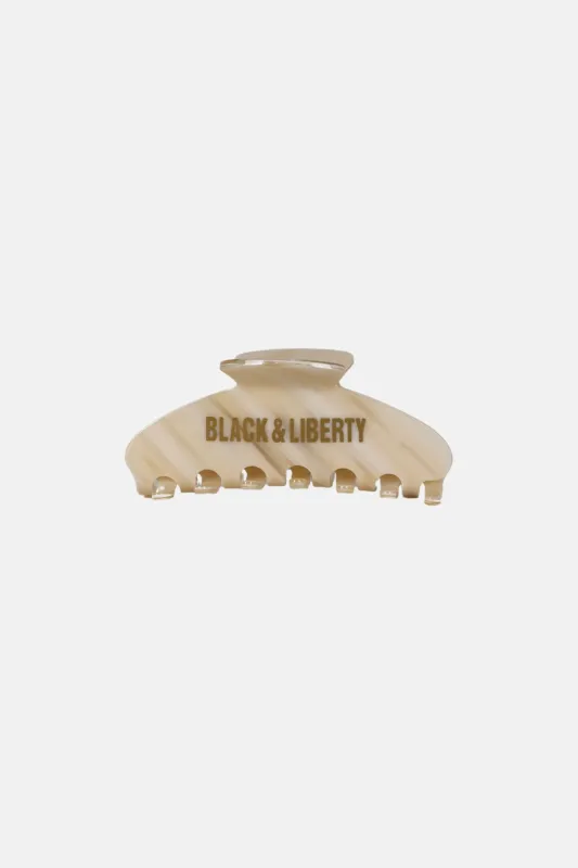B+L HAIR CLIP BEIGE sold by Black & Liberty