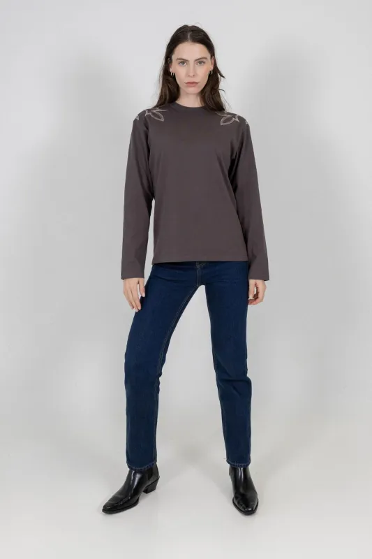 TOP LASSO VINTAGE BLACK sold by Black & Liberty