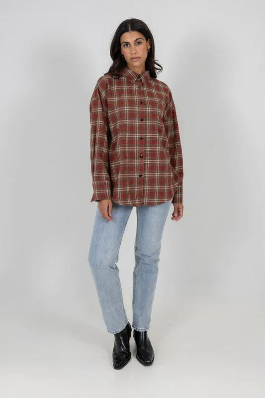 CHALET SHIRT CHAMOMILE sold by Black & Liberty