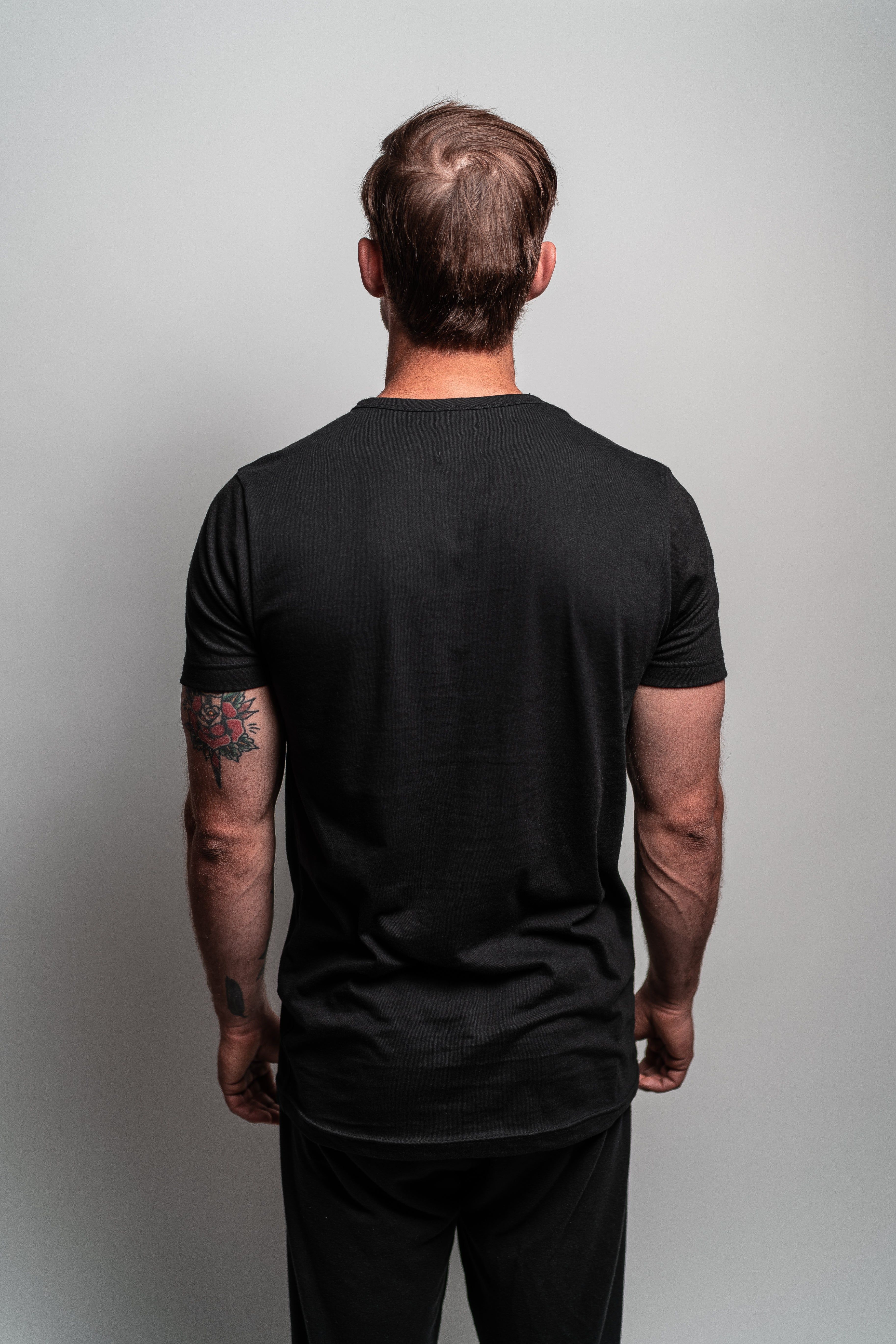 Logo Tee - Black & White sold by Low Cloud product image thumbnail 3