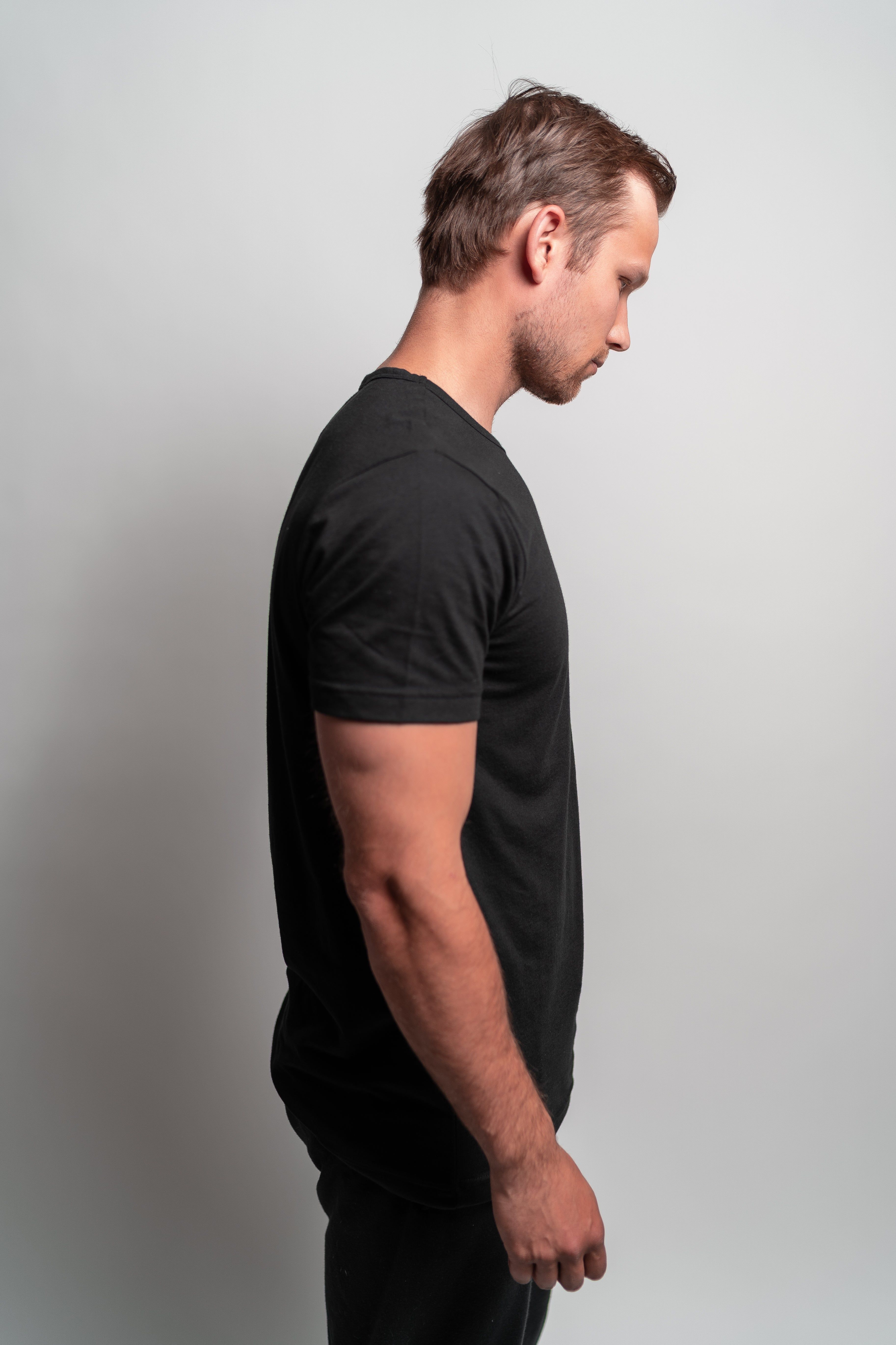 Logo Tee - Black & White sold by Low Cloud product image thumbnail 2