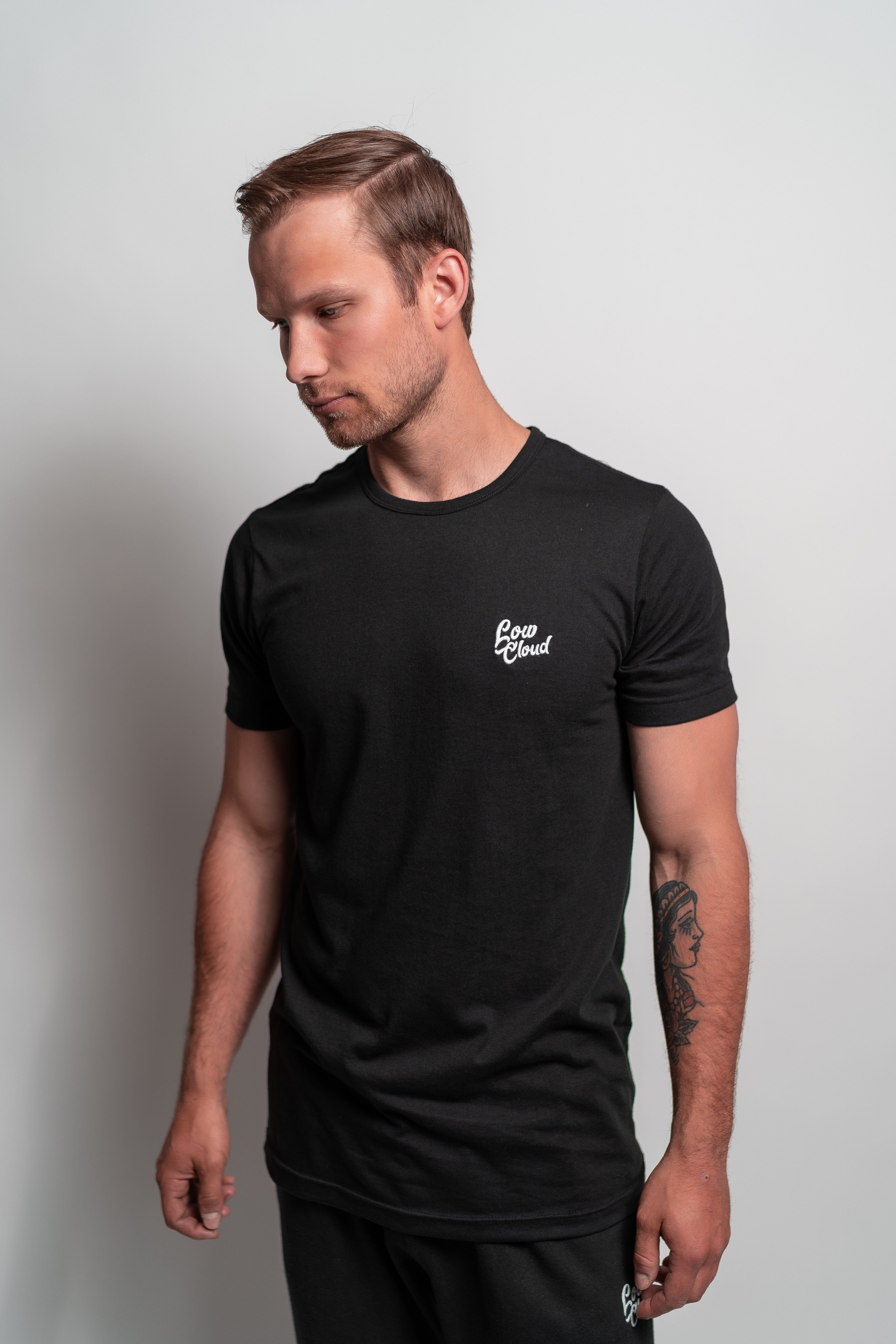 Logo Tee - Black & White sold by Low Cloud