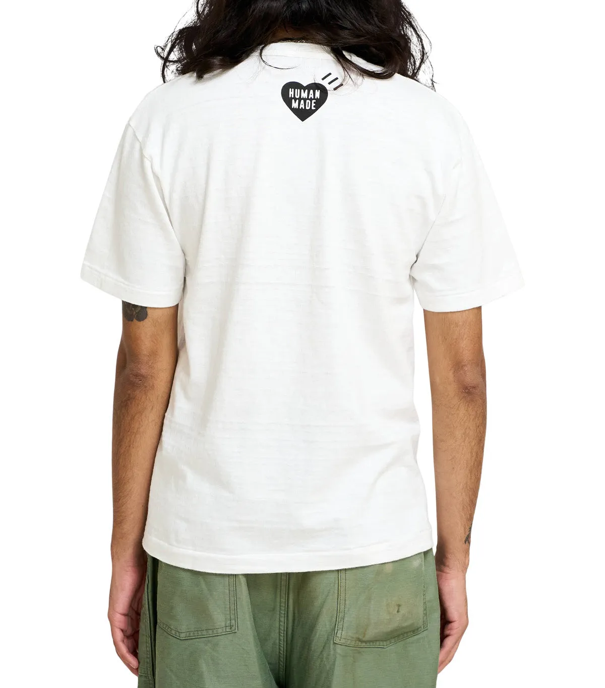Human Made Cartoon Duck Graphic T-Shirt White sold by Somewhere product image thumbnail 4