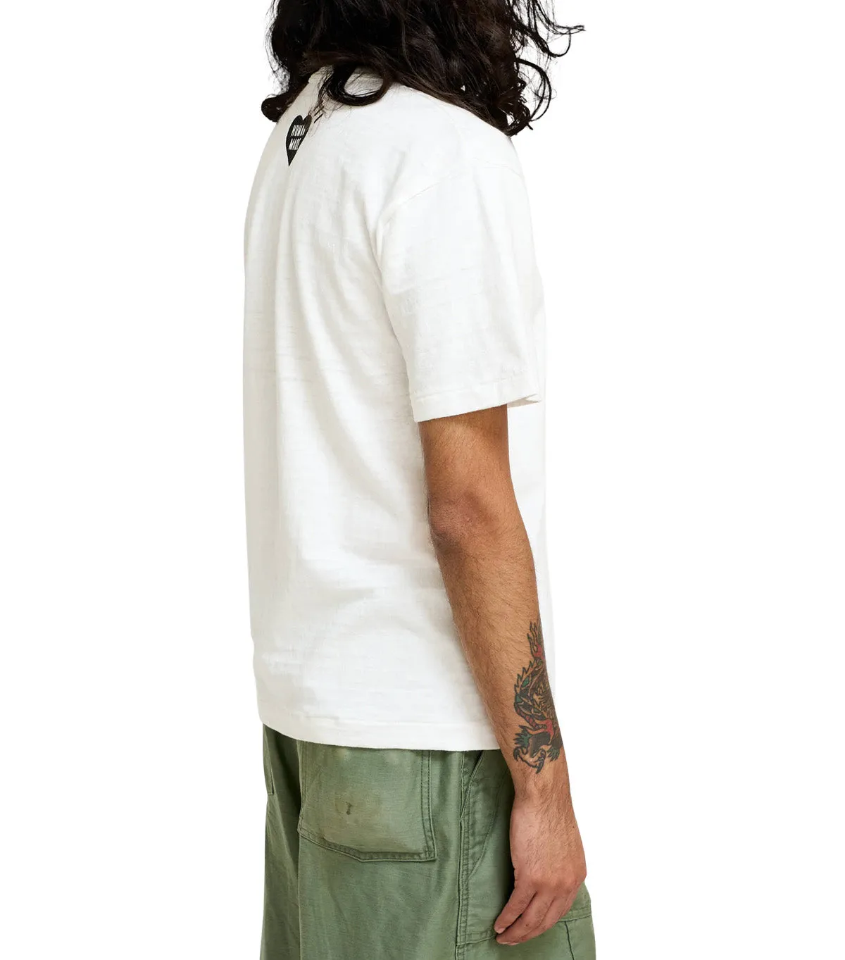 Human Made Cartoon Duck Graphic T-Shirt White sold by Somewhere product image thumbnail 3