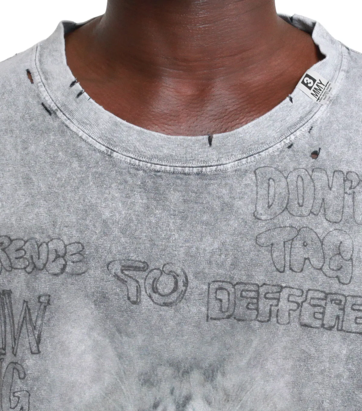 Maison Mihara Yasuhiro Bleached T-Shirt Grey sold by Somewhere product image thumbnail 5