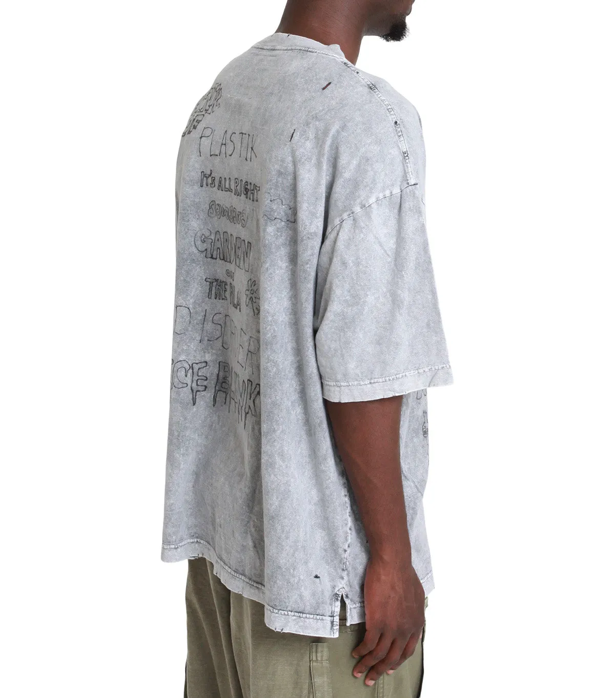 Maison Mihara Yasuhiro Bleached T-Shirt Grey sold by Somewhere product image thumbnail 3