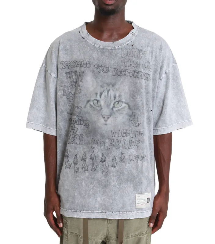 Maison Mihara Yasuhiro Bleached T-Shirt Grey made by Miharayasuhiro
