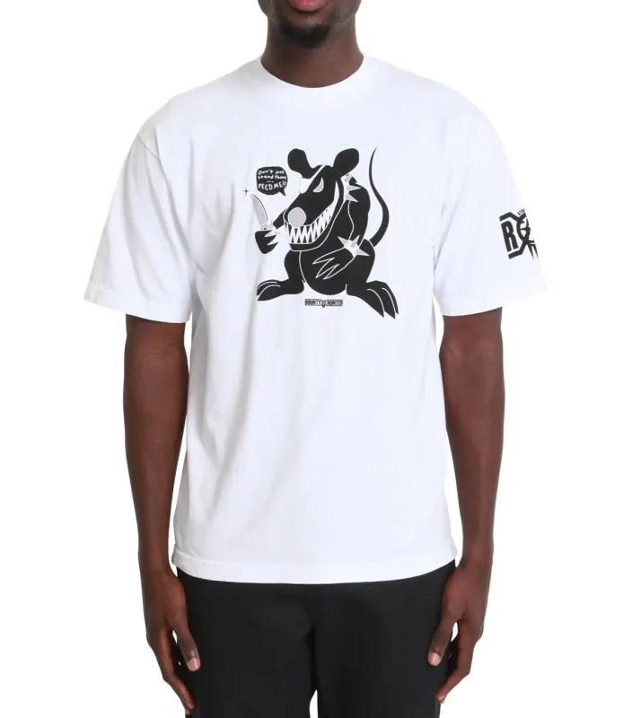 Stray Rats x Bounty Hunter Rat Tee White made by Stray Rats