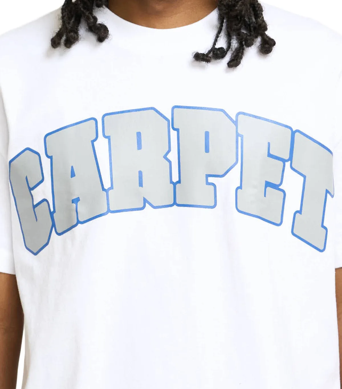 Carpet Company Varsity T-Shirt White sold by Somewhere product image thumbnail 4