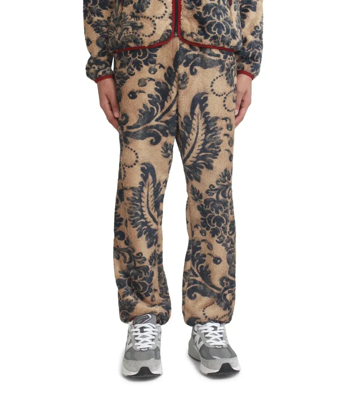 Kapital Damask Fleece Easy Pants Beige sold by Somewhere
