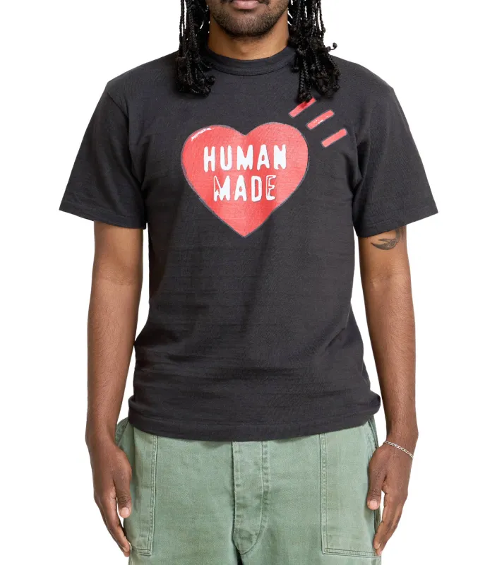 Human Made Heart T-Shirt Black made by Human Made