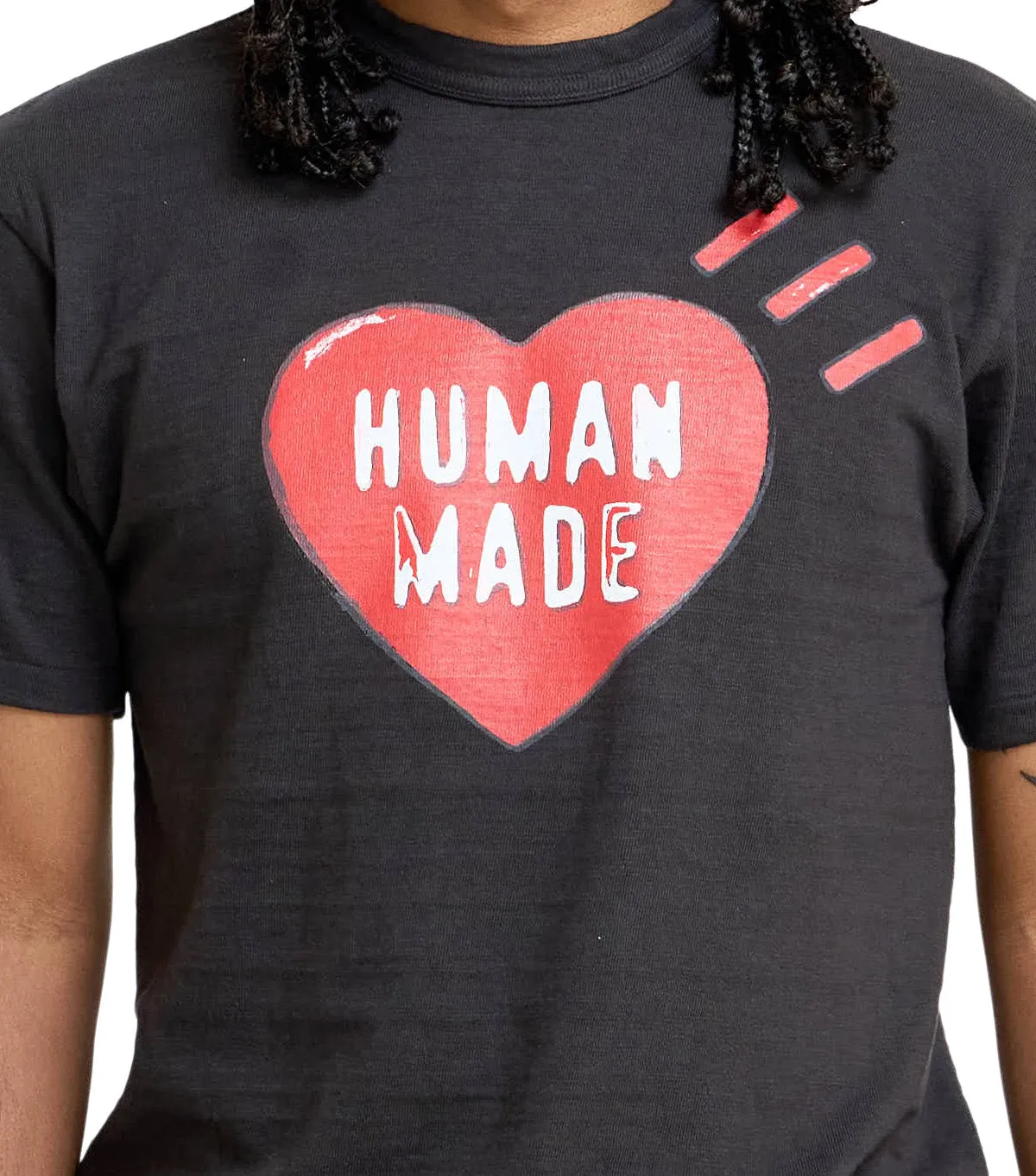 Human Made Heart T-Shirt Black sold by Somewhere product image thumbnail 5