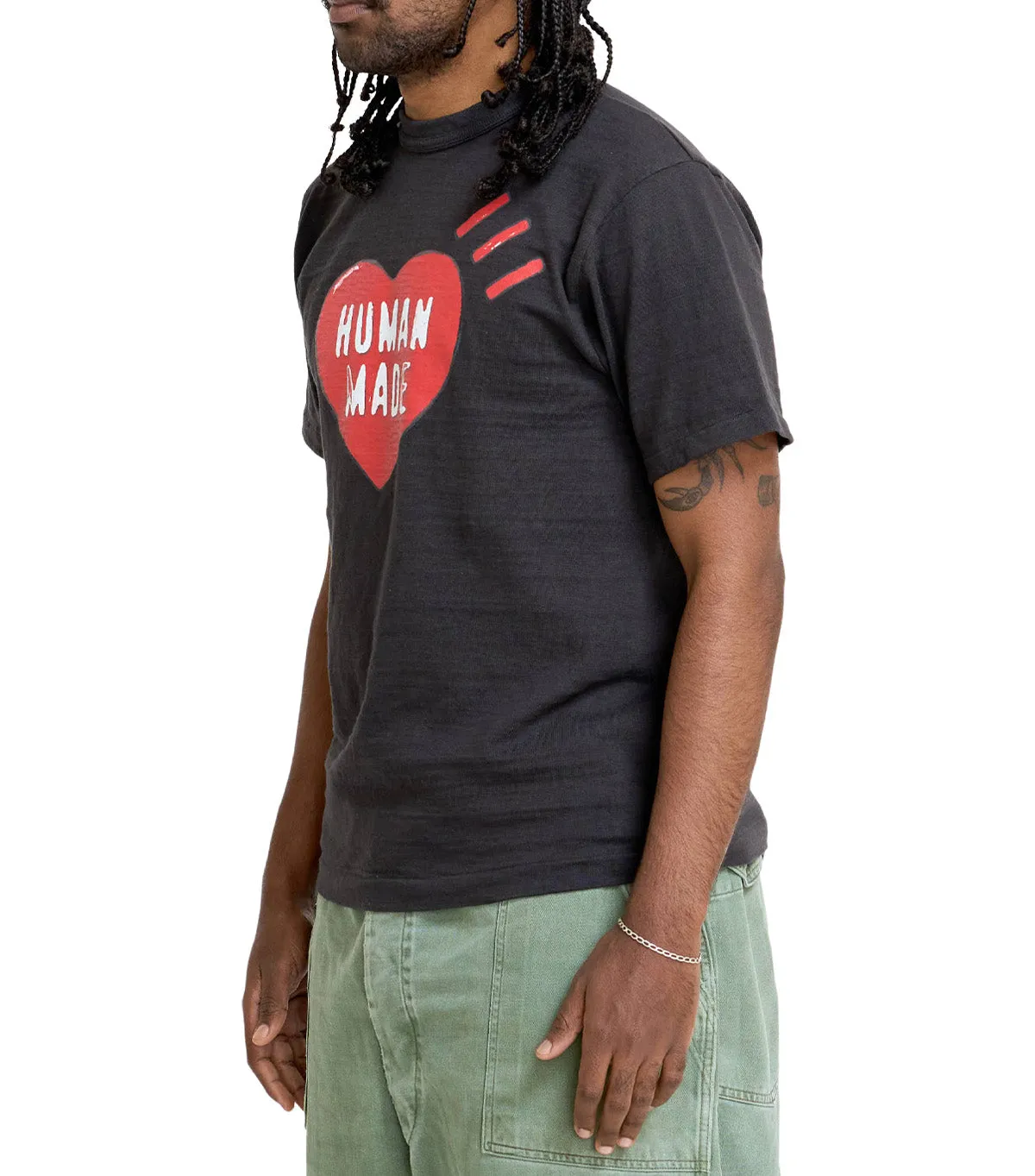 Human Made Heart T-Shirt Black sold by Somewhere product image thumbnail 2