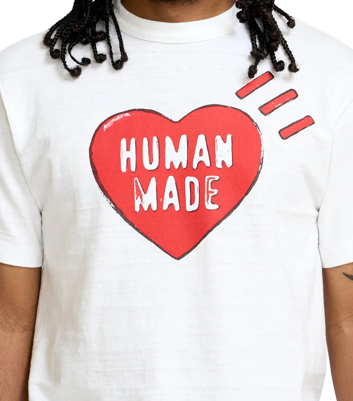 Human Made Heart T-Shirt White sold by Somewhere product image thumbnail 5