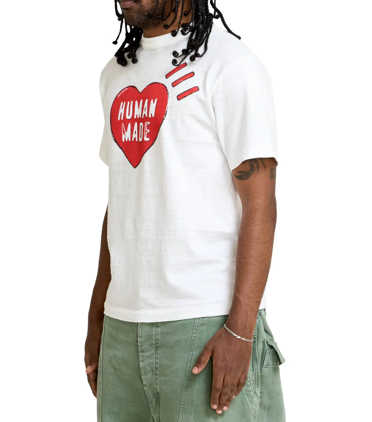 Human Made Heart T-Shirt White sold by Somewhere product image thumbnail 2