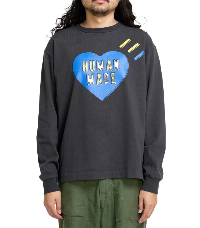 Human Made Heart Graphic T-Shirt Blue Black made by Human Made