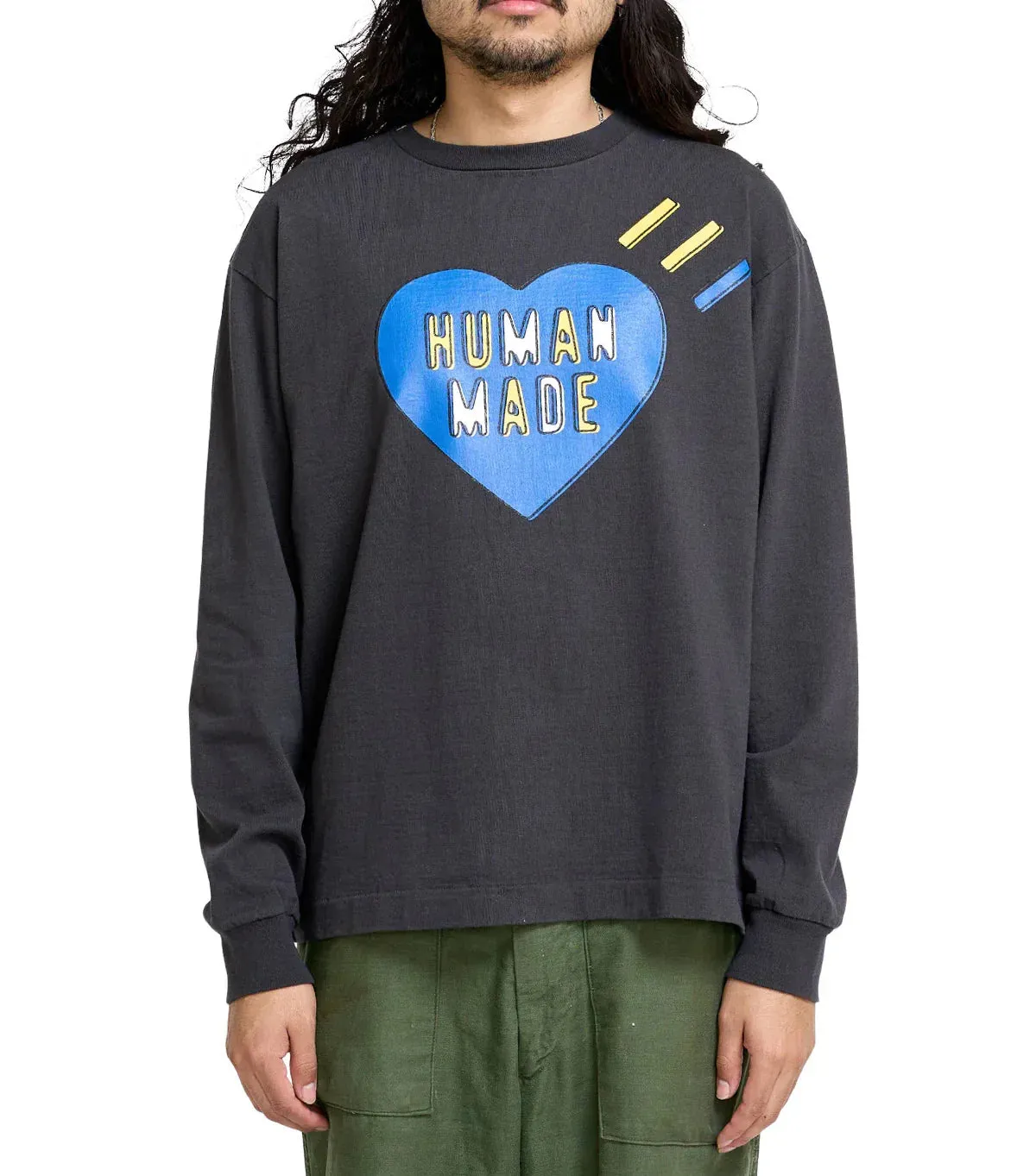 Human Made Heart Graphic T-Shirt Blue Black sold by Somewhere