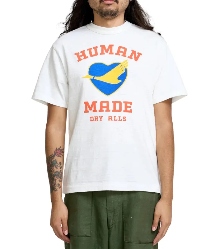 Human Made Heart Graphic T-Shirt Blue White made by Human Made