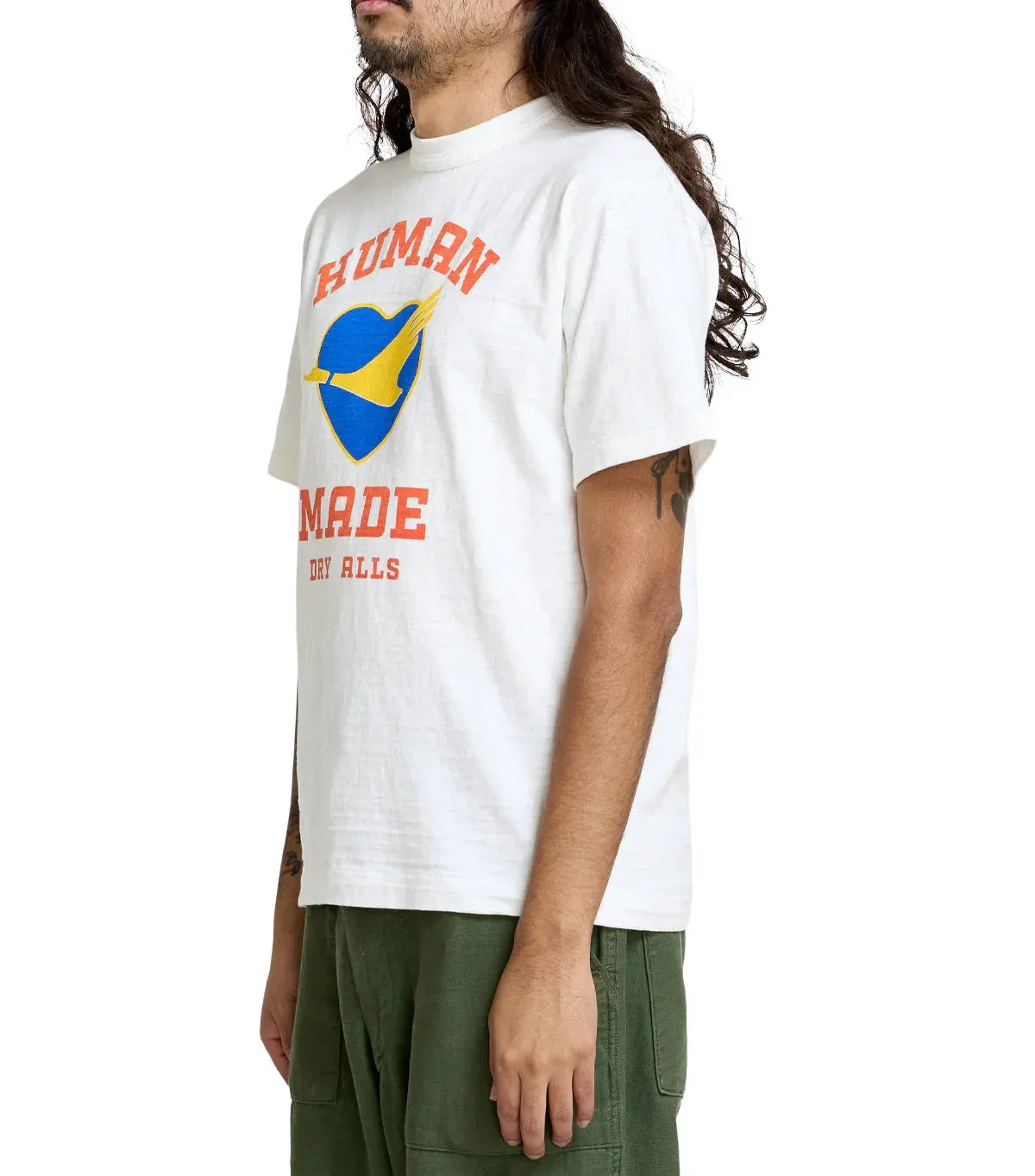 Human Made Heart Graphic T-Shirt Blue White sold by Somewhere product image thumbnail 2