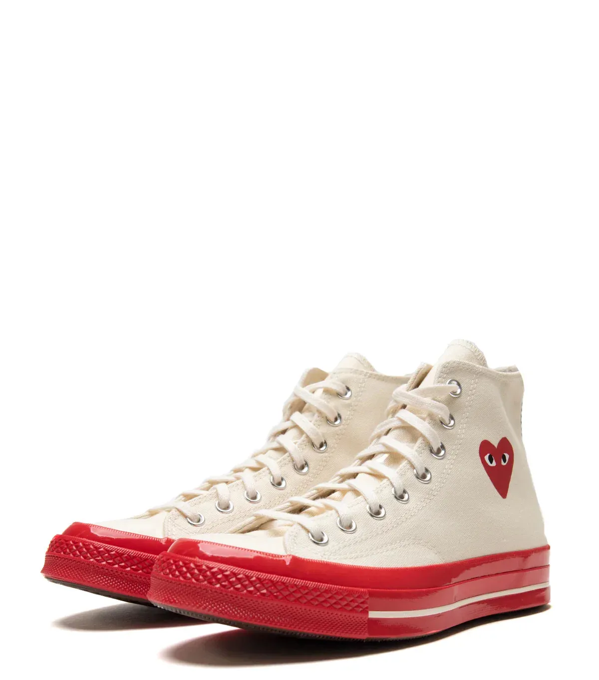 Comme des Garcons PLAY Converse Chuck 70 Hi Red sold by Somewhere product image thumbnail 3