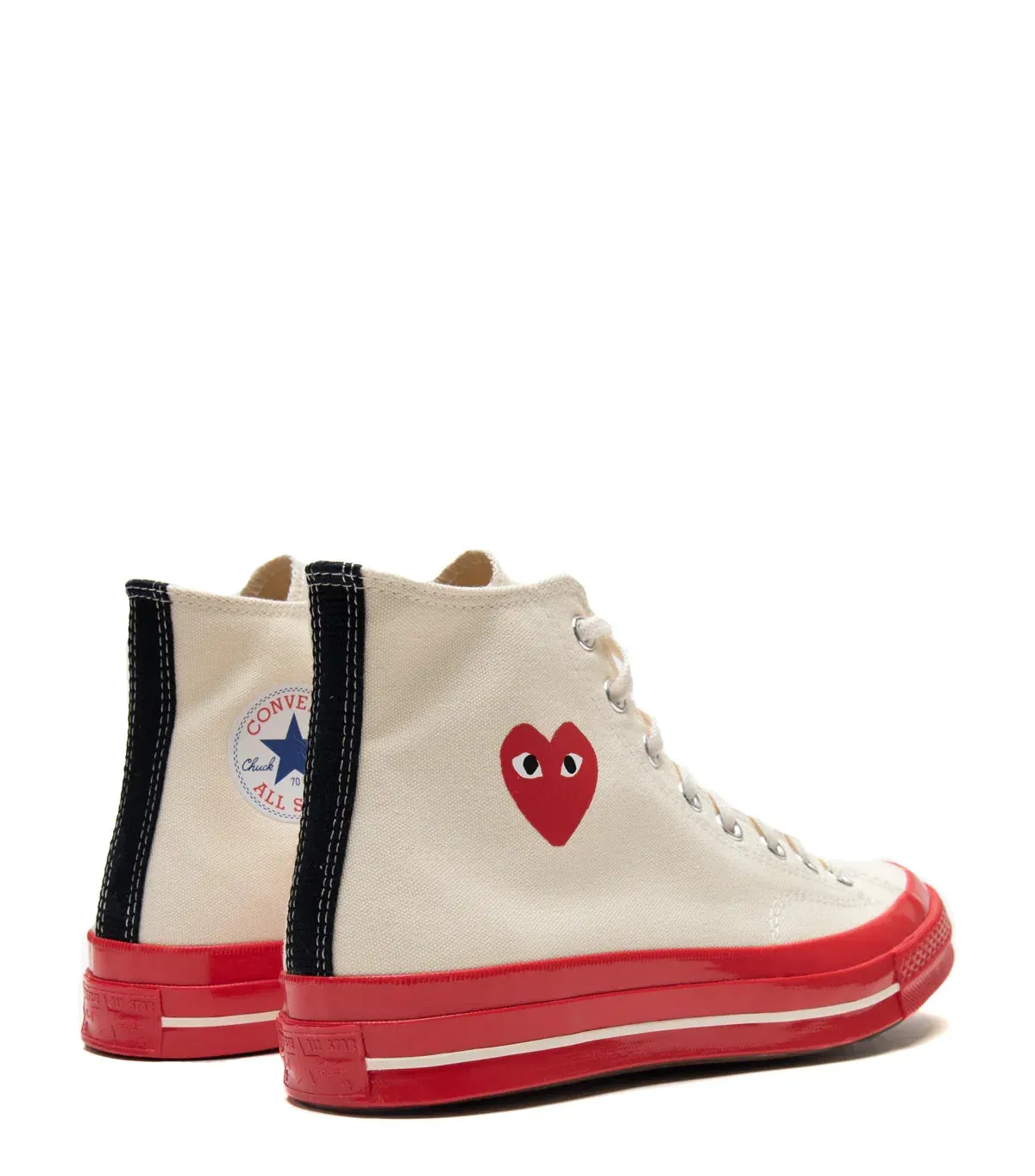 Comme des Garcons PLAY Converse Chuck 70 Hi Red sold by Somewhere product image thumbnail 4