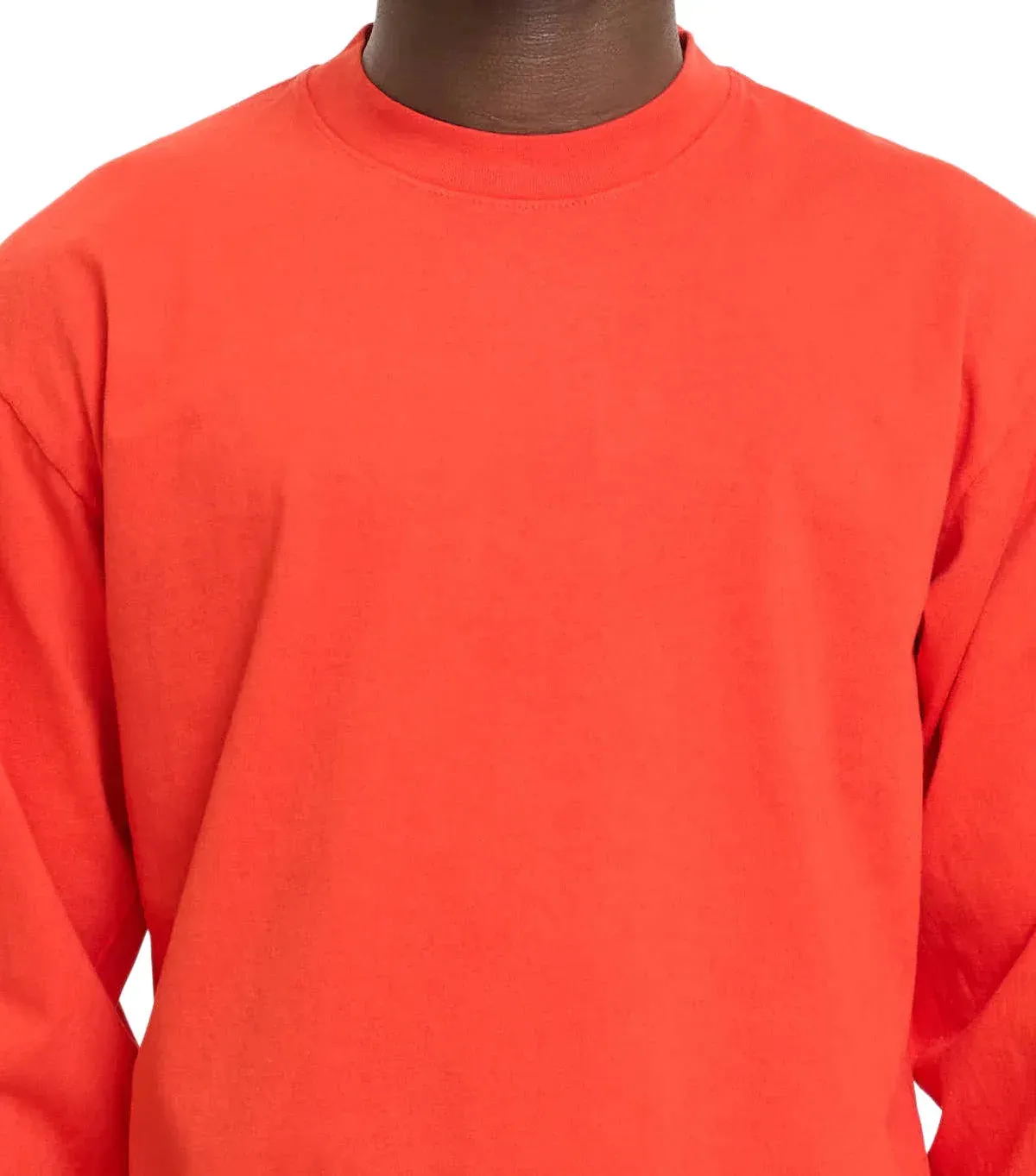 SOMEWHERE Long Sleeve Logo T-Shirt Orange sold by Somewhere product image thumbnail 4