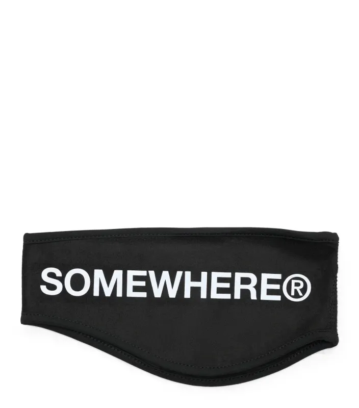 SOMEWHERE Fleece Ear Warmer Black made by Somewhere