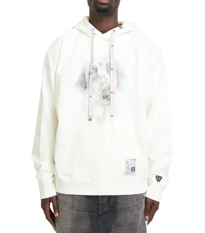 Mihara Yasuhiro Dog Printed Hoodie White made by Miharayasuhiro