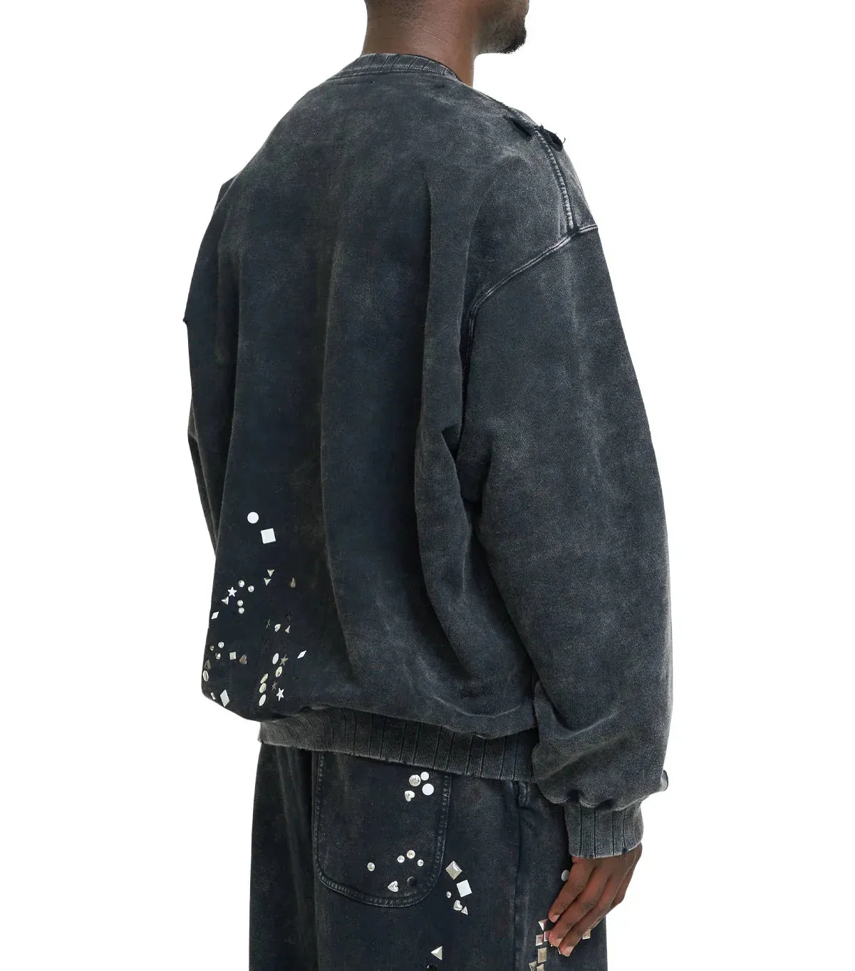 Mihara Yasuhiro Embellished Bleached Pullover Black sold by Somewhere product image thumbnail 3