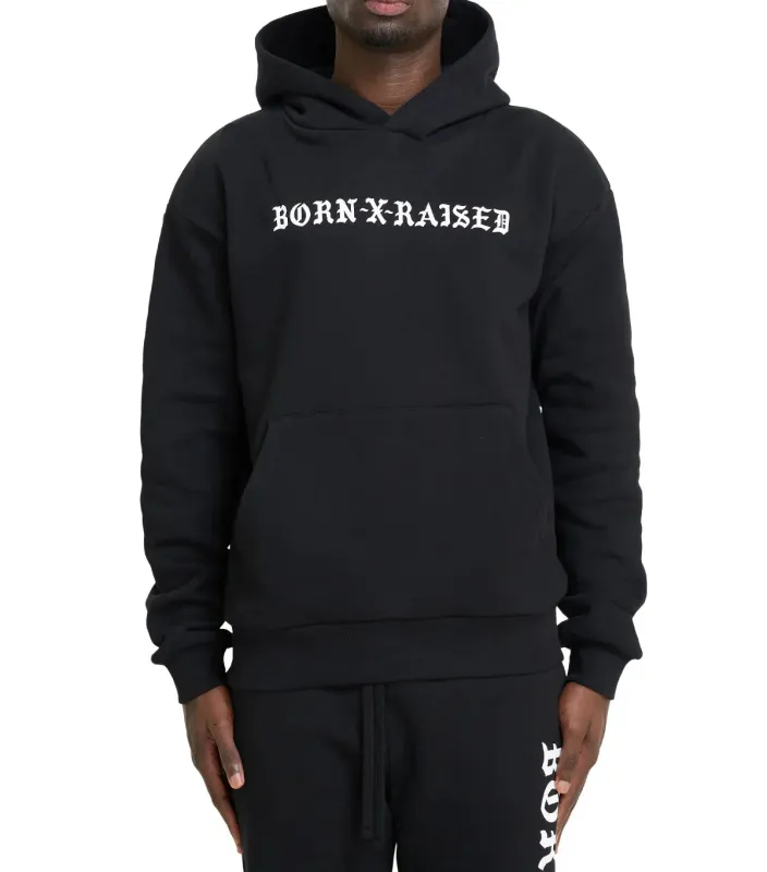 Born x Raised Hoodie Black made by Somewhere