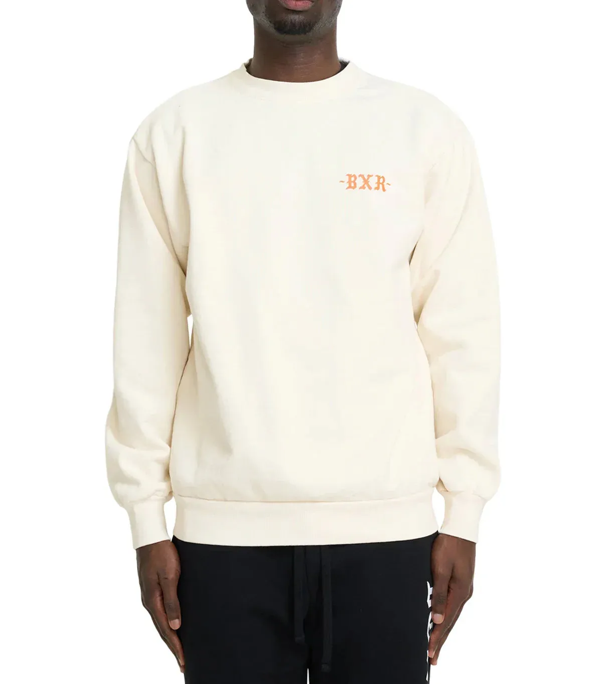 Born x Raised Unconditional Love Crewneck Cream sold by Somewhere