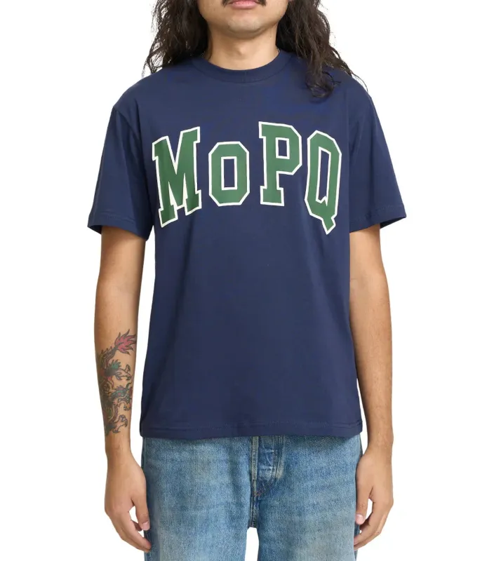 Museum of Peace & Quiet University T-Shirt Navy made by Somewhere