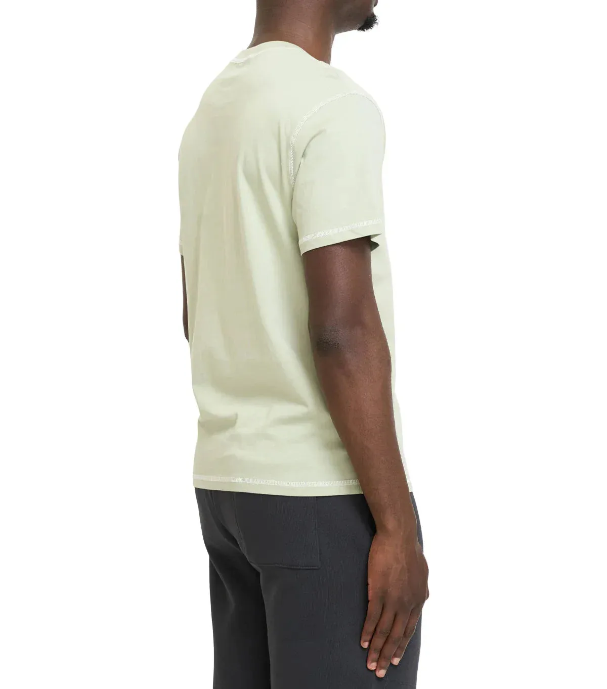 Museum of Peace & Quiet Wordmark Reverse Stitched T-Shirt Sage sold by Somewhere product image thumbnail 3