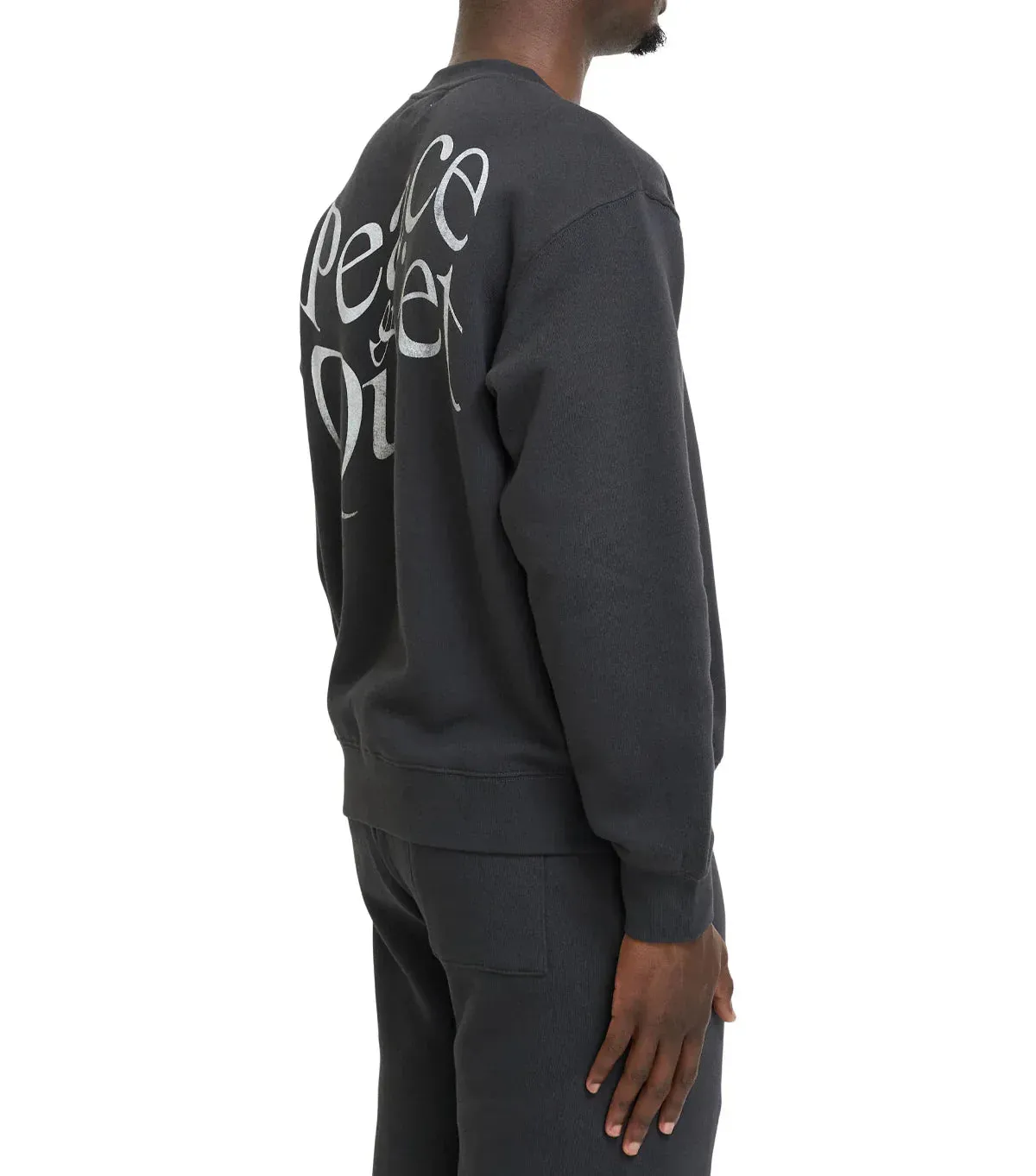 Museum of Peace & Quiet Warped Crewneck Black sold by Somewhere product image thumbnail 3