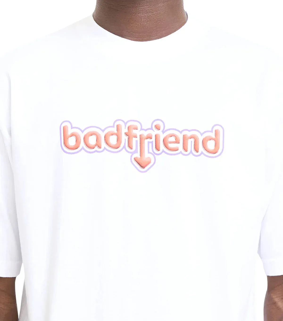 Badfriend Unique T-Shirt White sold by Somewhere product image thumbnail 4