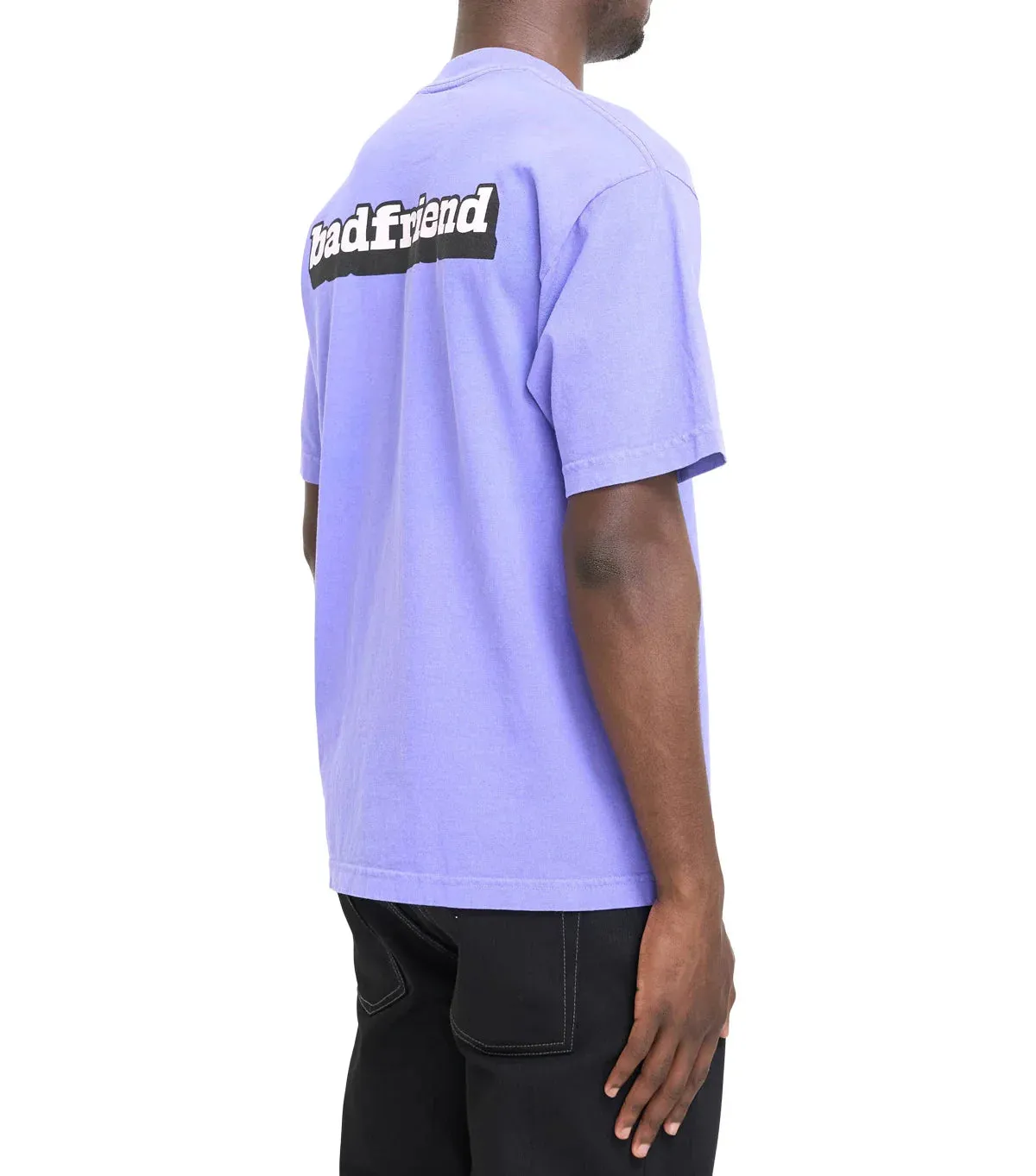 Badfriend Bar Logo T-Shirt Neon Blue sold by Somewhere product image thumbnail 3