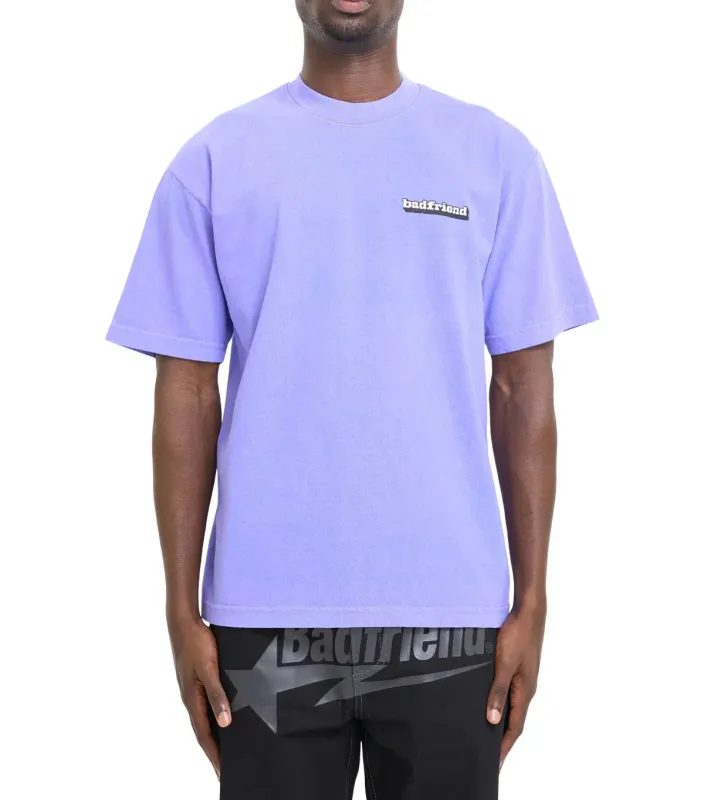 Badfriend Bar Logo T-Shirt Neon Blue made by Somewhere