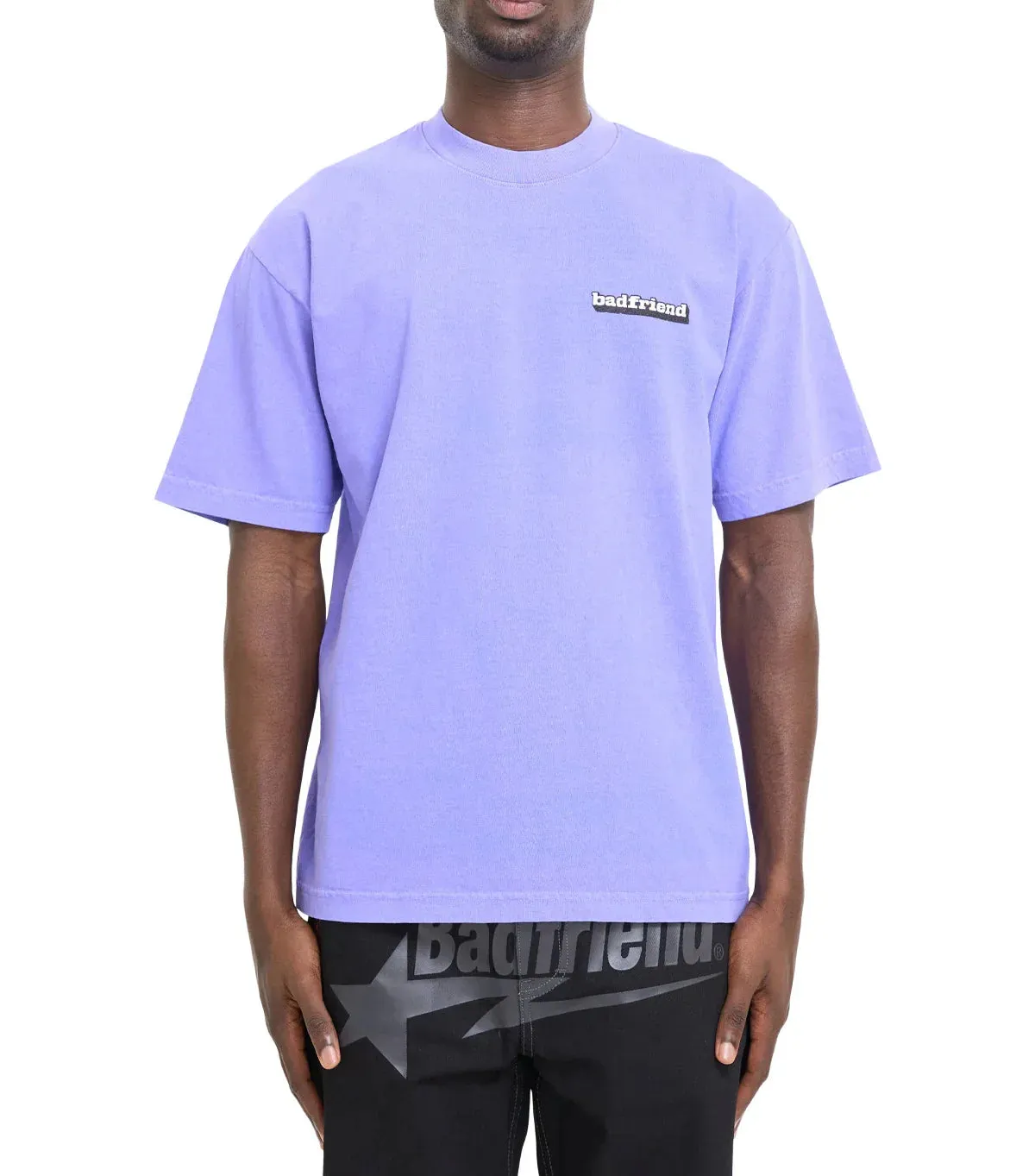Badfriend Bar Logo T-Shirt Neon Blue sold by Somewhere