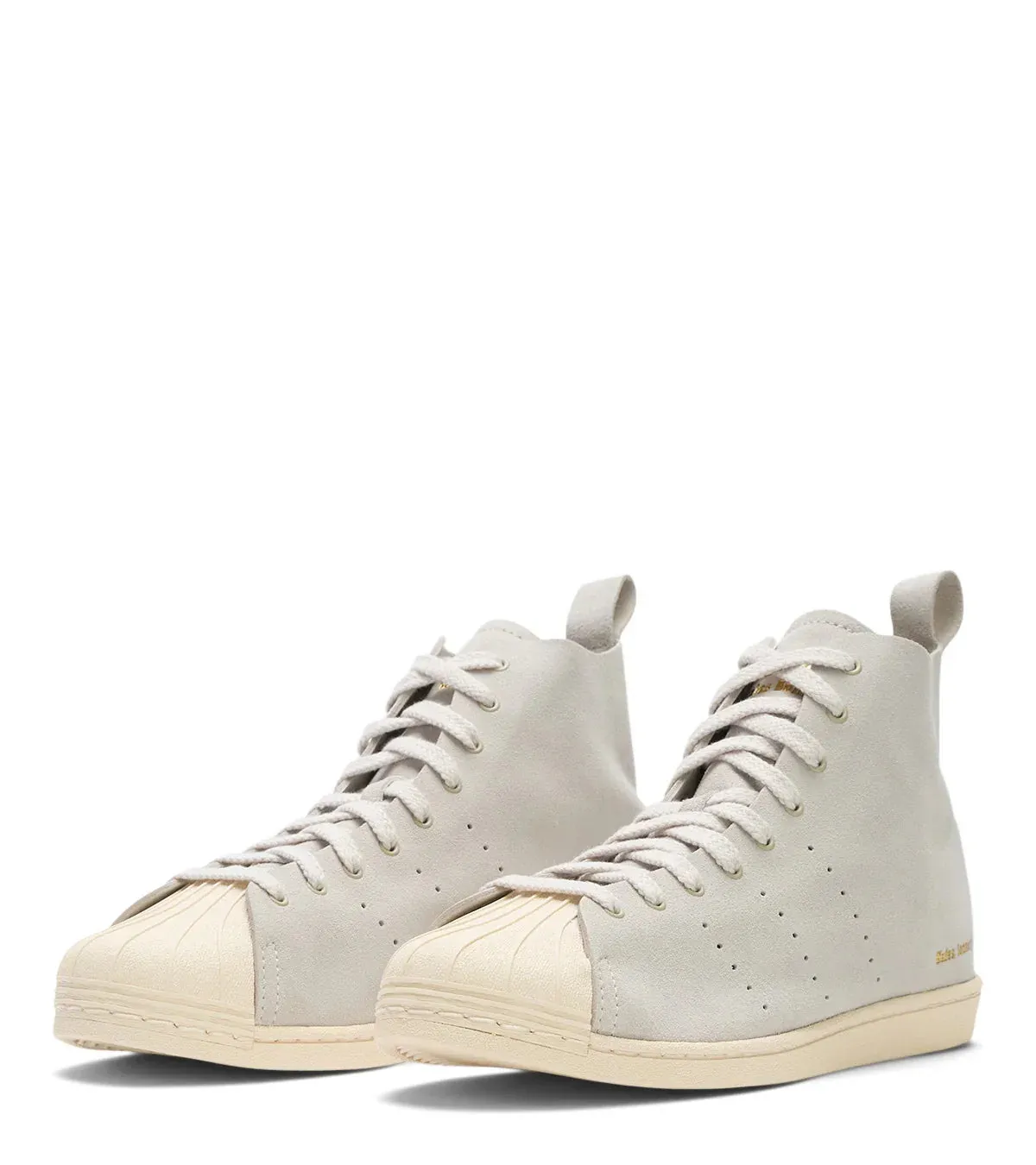 Adidas x Wales Bonner Superstar Hi Mist Stone sold by Somewhere product image thumbnail 3