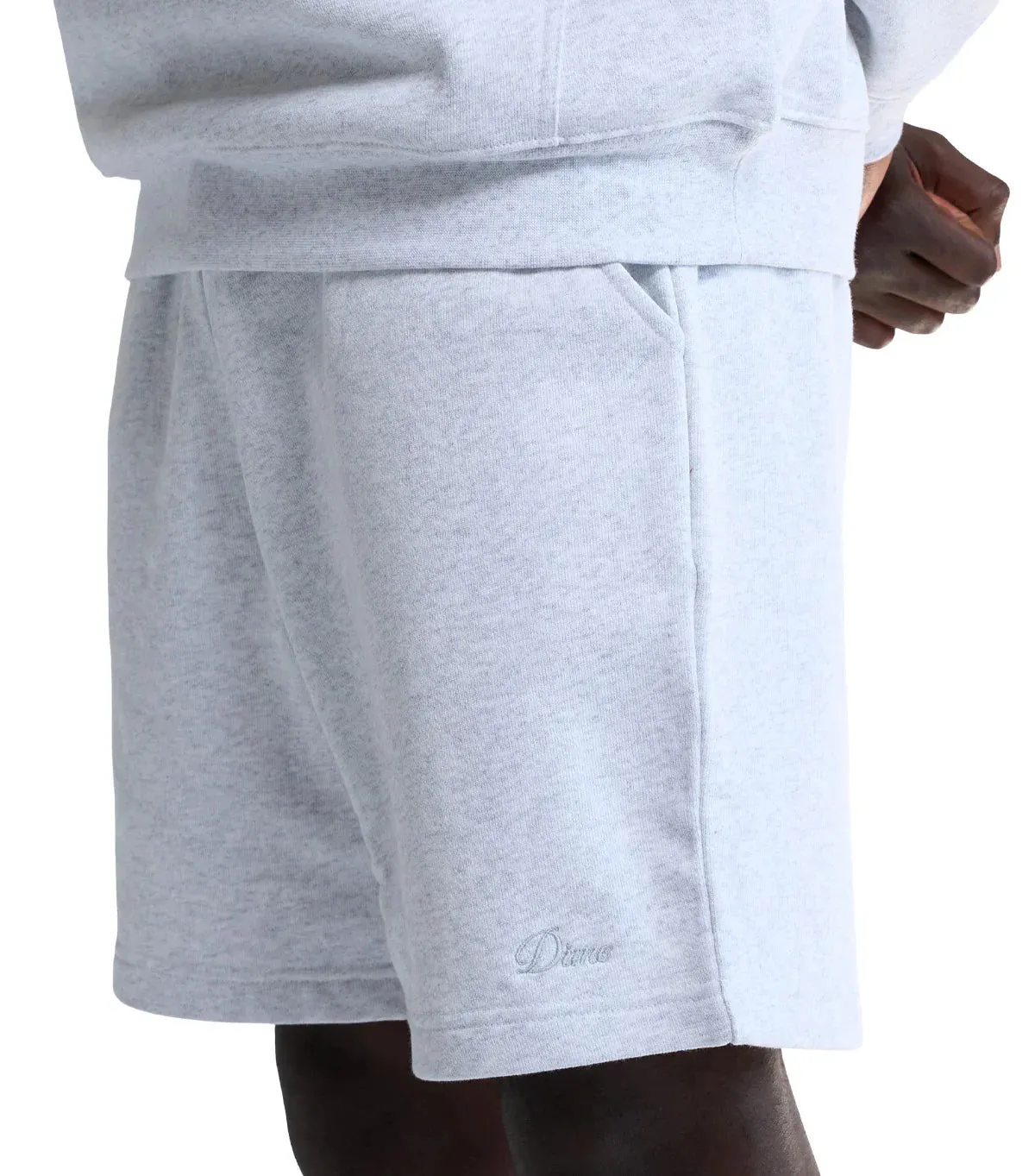 Dime Cursive Small Logo Sweatshorts Ash sold by Somewhere product image thumbnail 4
