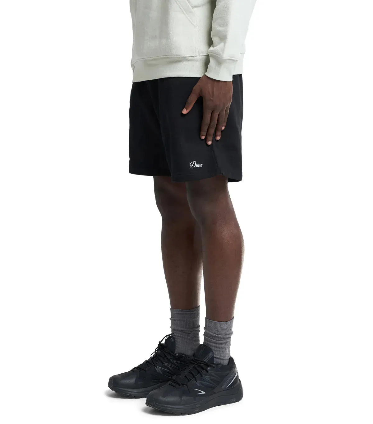 Dime Cursive Small Logo Sweatshorts Black sold by Somewhere product image thumbnail 2