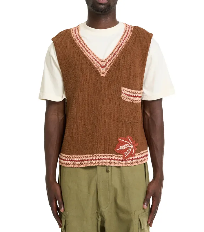 Story MFG Bulb Vest Brown made by Story Mfg.