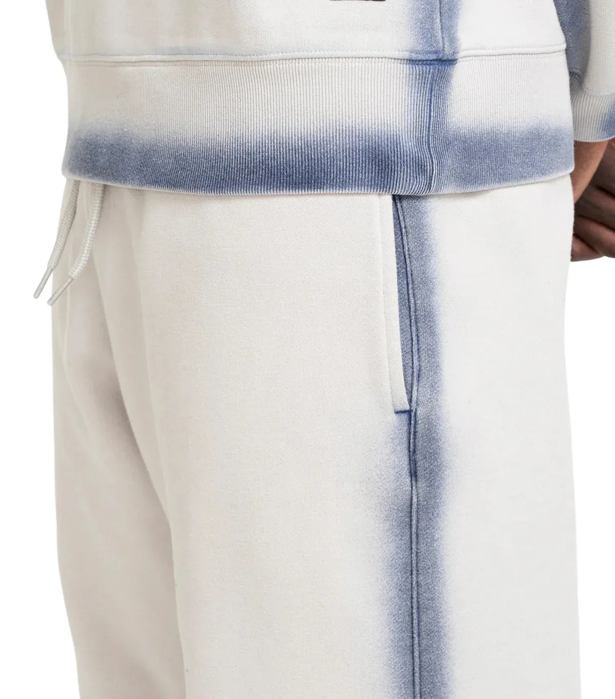 The Trilogy Tapes Overdye Open Hem Jogger Grey Blue sold by Somewhere product image thumbnail 4