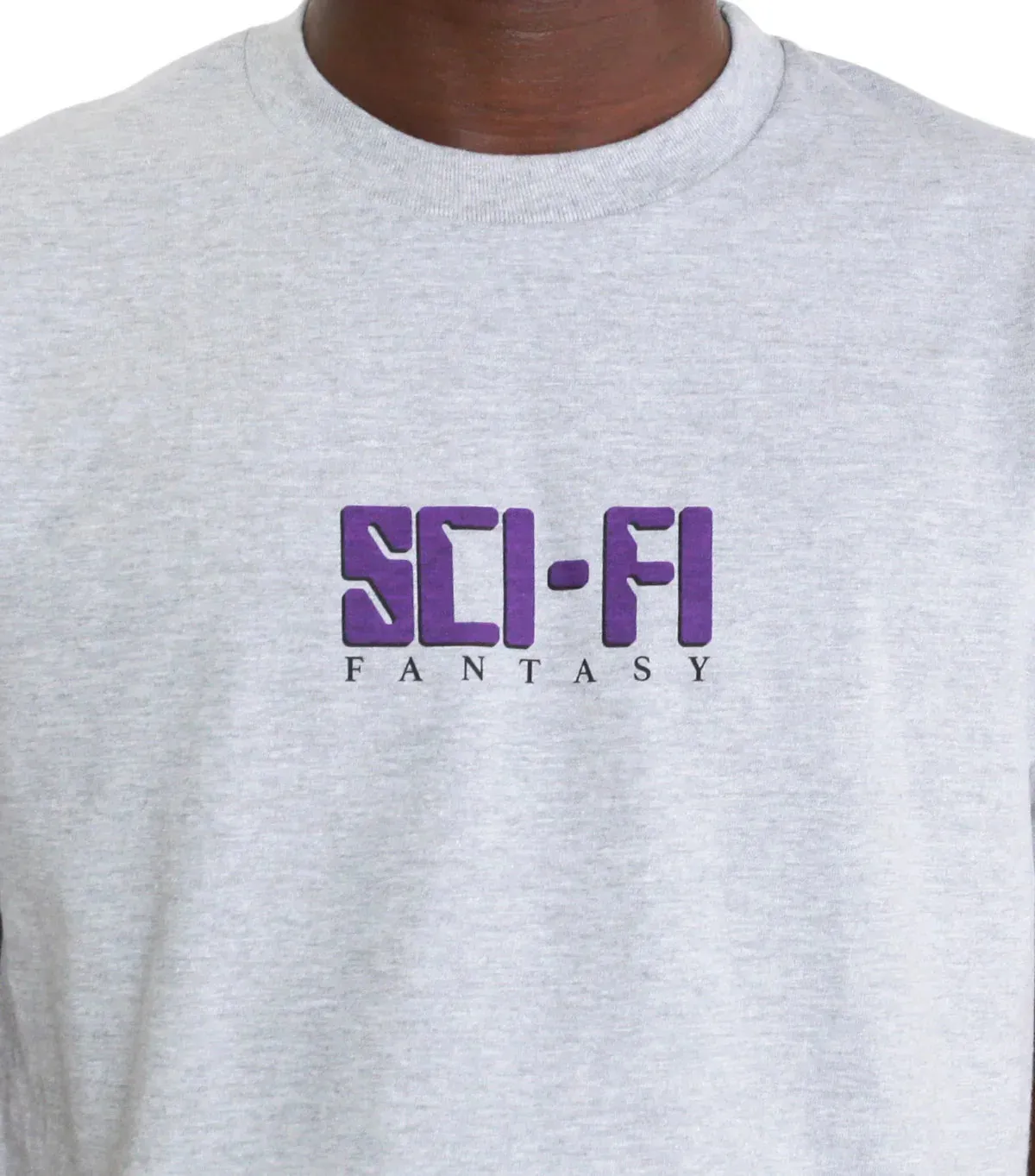 Sci-Fi Fantasy Display Tee Heather Grey sold by Somewhere product image thumbnail 4
